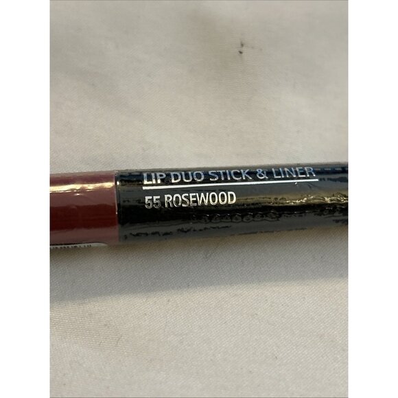Isadora Perfect Lip Duo Stick & Liner Lipliner #55 Rosewood color Super Rare New - Picture 4 of 9